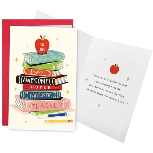 Ogeby Teacher Appreciation Card - Funny Thank You Card for Teachers