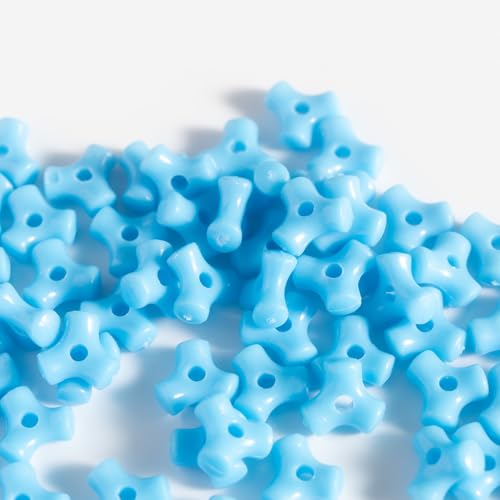 1300 Pcs 10mm Triangle Kandi Tri Beads for Crafts & Jewelry Making