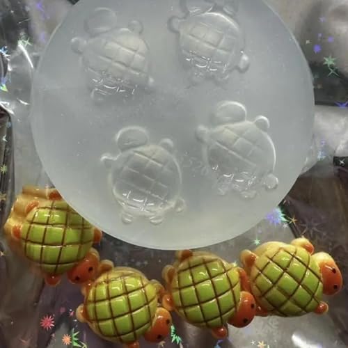 Turtle Silicone Mold for Resin Jewelry DIY Crafts and Baking