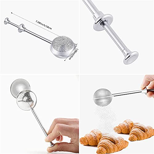 304 Stainless Steel Flour Dusting Spoon - Baking Tool for Sugar & Spices