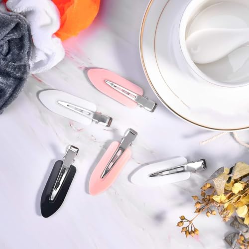 QUEENTI No Crease Hair Clips 12 Pcs - Non Slip No Bend Styling Pins