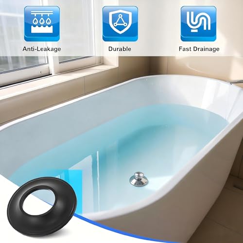 10-Pack Tub Stopper Gaskets for Tip-Toe Bathtub Drains