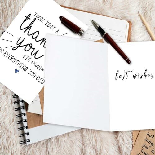 Funny Thank You Card for Boss, Teacher, Doctor, Nurse - 8x5.3in
