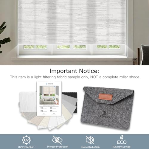 Light Filtering Roller Shade Fabric Sample - Tokblind Swatch