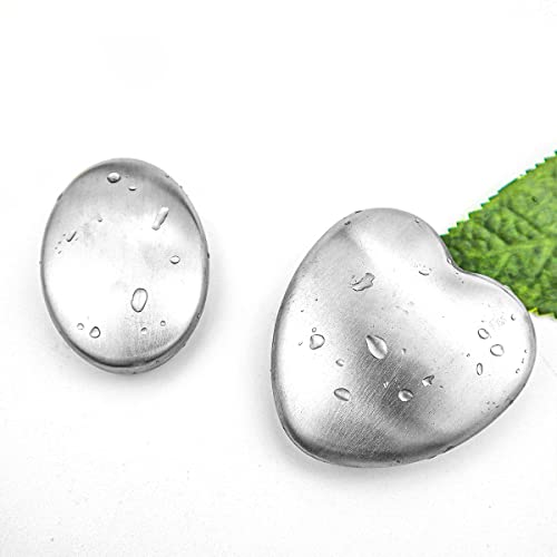 Stainless Steel Odor Remover Soap Bar Set - Kitchen Hand Deodorizer