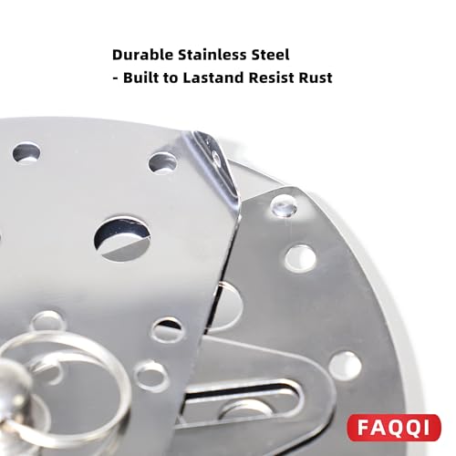 Adjustable Stainless Steel Drop Lid for Simmering - 5.5 to 9.1 in