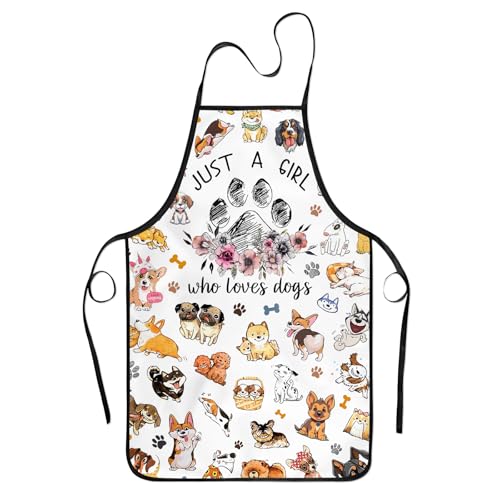 Cute Animal Apron for Women - Funny Cooking, BBQ & Baking