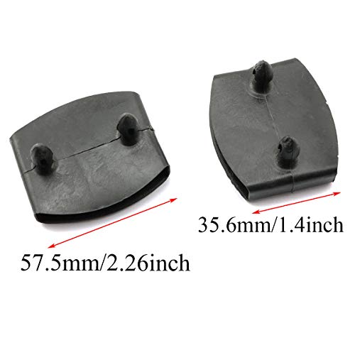 10-Pack Bed Slat Center Caps - 55mm Plastic Holders for Beds