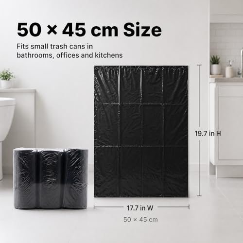 Eco-Friendly 4 Gallon Heavy Duty Trash Bags, 105 Count