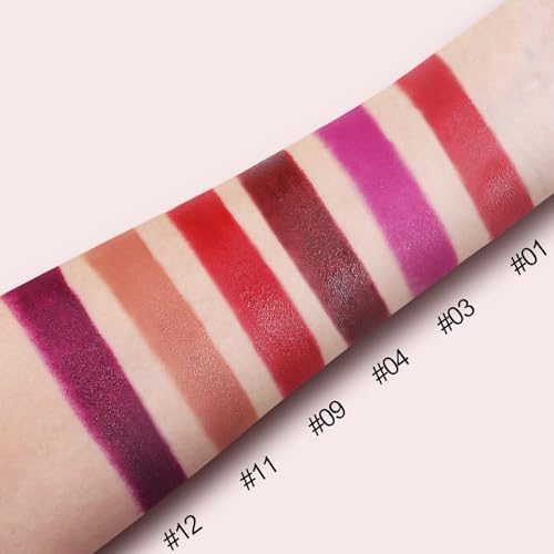 Apooliy Matte Lipstick Set Long Wear Velvet Lip Makeup Pen 3pcs