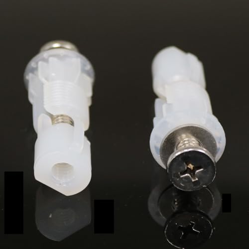 Yukata 4-Piece Toilet Seat Bolt Replacement Kit, 1.77-Inch Stainless Steel