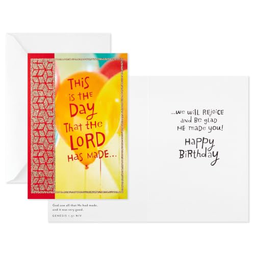 Hallmark Christian Birthday Cards Set - 12 Pack with Blessings