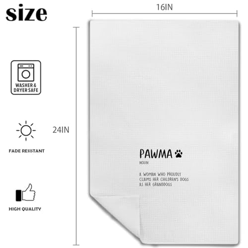 SQQCMM Dog Grandma Kitchen Towels - Soft & Durable Dishcloths