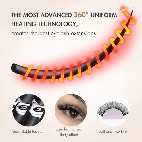 Embagol Volume Lash Extensions Cashmere Matte Black Silk Lashes 0.07 CC
