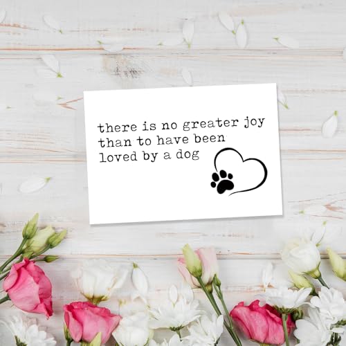 Dog Loss Sympathy Card - Condolence Card for Pet Owners