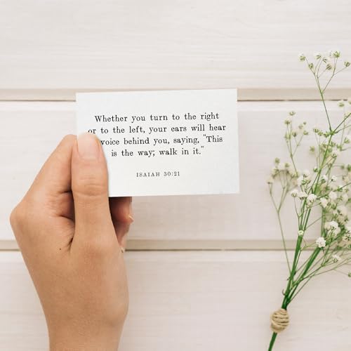 Bible Verse Cards - 60 Mini Scripture Cards, Pearl 01 Minimalist Collection