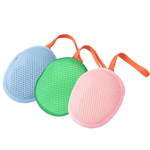 Exfoliating Soap Saver Bag Mesh Pouch for Bar Soap 3PCS