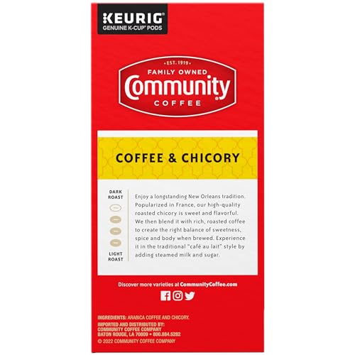 Community Coffee & Chicory Medium-Dark Roast K-Cup Pods - 128 Count