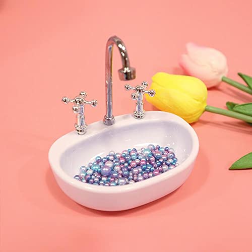 Vanki White Plastic Sink Design Paper Clip Dispenser Holder
