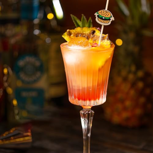 100PCS Hamburger Toothpicks - Reusable Cocktail Picks for Parties