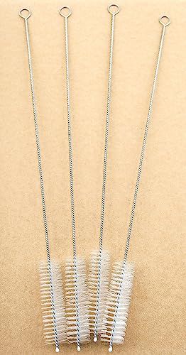 CocoStraw Set of 4 Extra Wide Bubble Tea Straw Cleaning Brushes