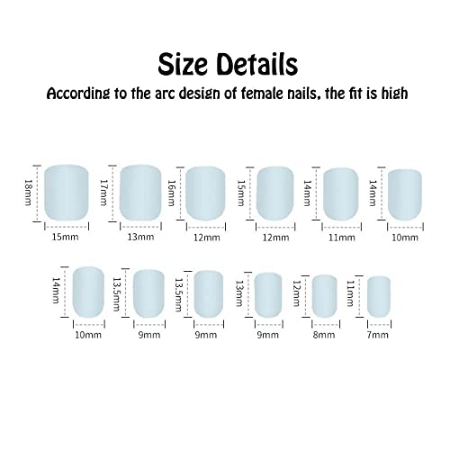 Black Press on Nails Short Square Glitter Leopard False Nails 24Pcs