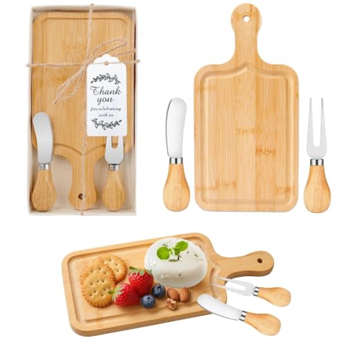 Esmorah Mini Bamboo Charcuterie Board Gift Set - 1 Set Party Favor