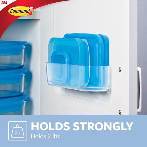 Command Clear Medium Caddy with 4 Clear Strips - Transparent
