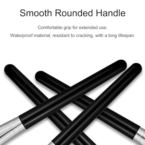 Kootinn Silicone Face Mask Brush Applicator Set - 4 Pcs Black