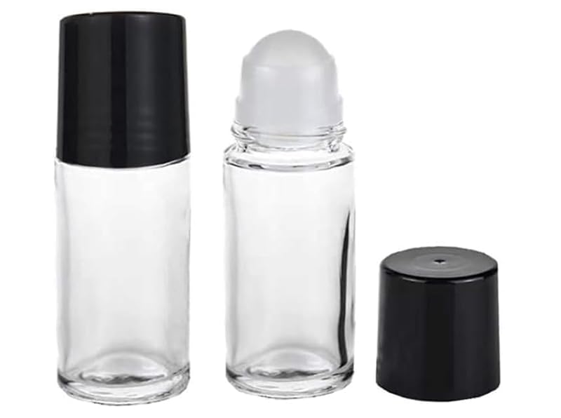 Sluswallow 30ml Glass Essential Oil Roller Bottles 2 Pcs