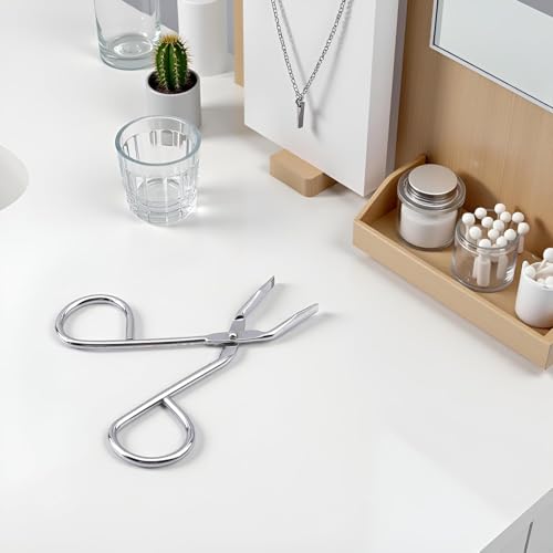 Awexzecor Professional Stainless Steel Slant Tip Eyebrow Tweezers