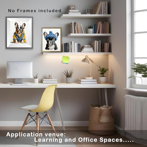 French Bulldog Wall Art Prints Set of 4 - 8x10 Unframed Decor