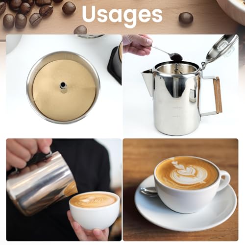 Clinuse 300-Count Unbleached Coffee Filters - 3.75" Round Discs