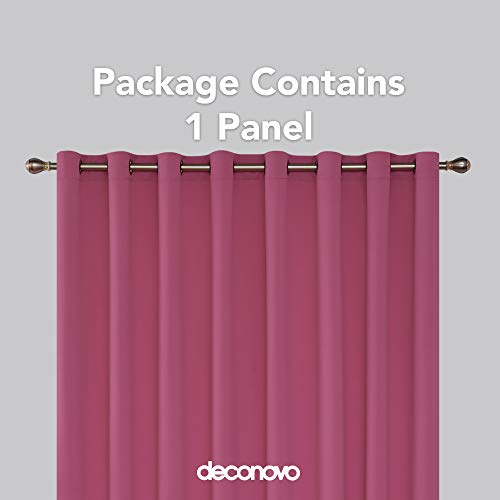 Deconovo Room Divider Curtains 100" x 84" - Rose, Room Darkening