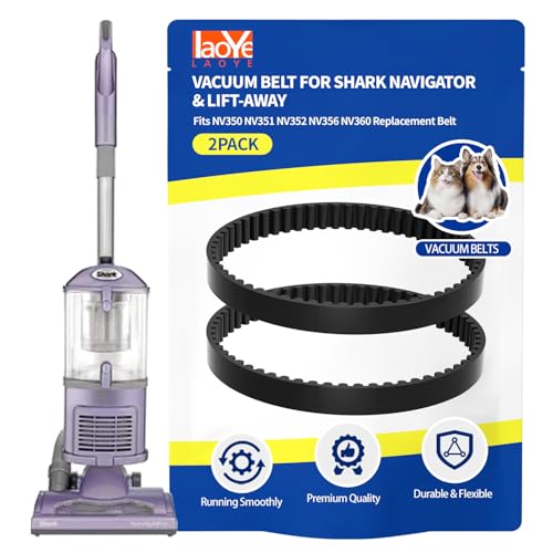 Replacement Vacuum Belts for Shark Navigator & Lift-Away (2 Pack)