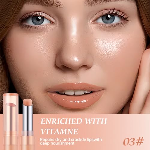 Hxssll Moisturizing Lip Balm with Vitamin E and Shea Butter - Tinted Lip Care