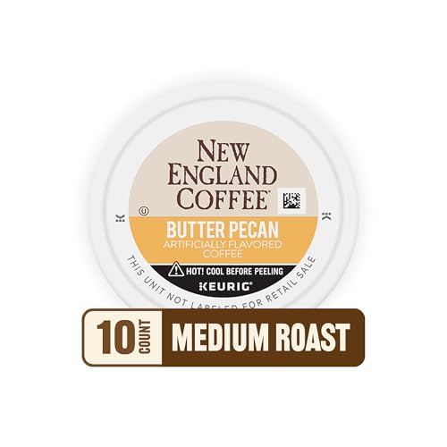 Butter Pecan Coffee Pods - New England Coffee, 10 Count