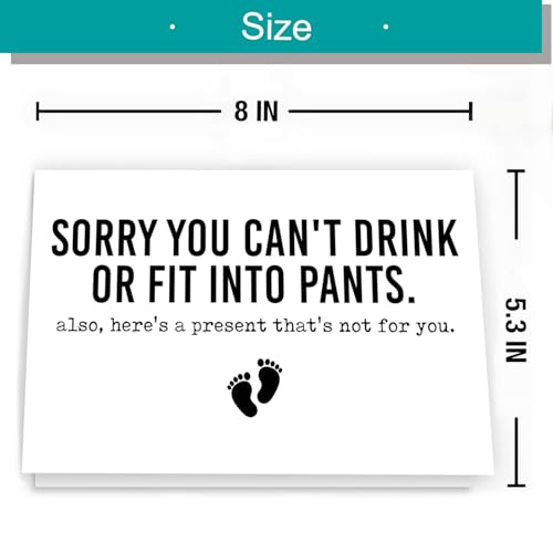 Funny Baby Shower Card for New Parents – Sarcastic Congrats