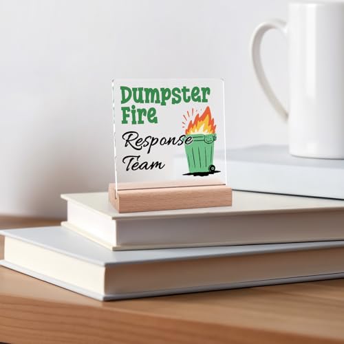 Funny Boss Acrylic Sign with Wooden Stand Desk Decor Gift