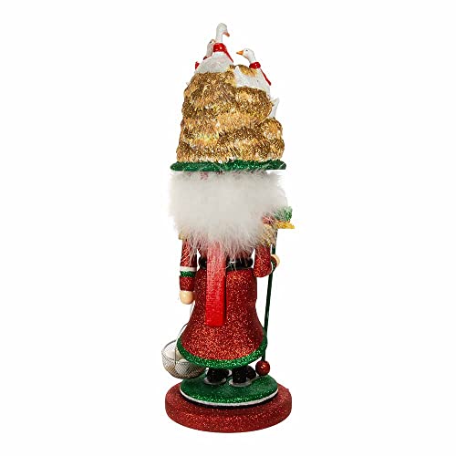 18-Inch Holiday Nutcracker - 12 Days of Christmas Collectible Decor