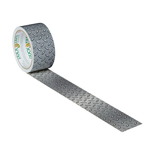 Duck Printed Duct Tape 1.88" x 10 Yards - Diamond Plate Design