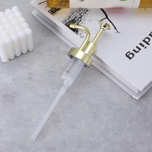 Gold Soap and Lotion Dispenser Pump Replacement - 33mm Thread