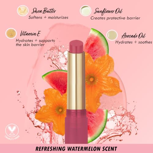 L.A. Girl Sheer Tint Lip Balm - Sheer Rose Hydrating Lip Treatment