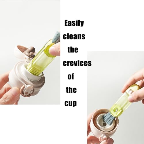 PandaEar 3-in-1 Bottle Lid Cleaning Brush Set for Tumblers & Bottles