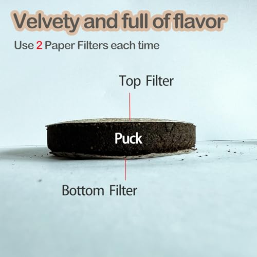 Coffee Filters for OXO Rapid Brewer - 600 Pcs Round Paper Disposable