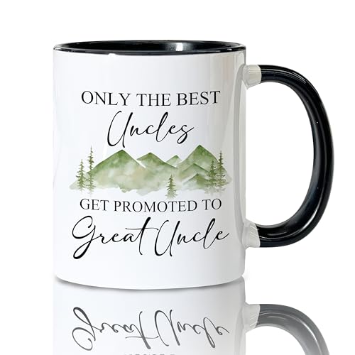 Great Uncle Coffee Mug 11oz - Tea Cup Gifts for Father's Day & Baby Announcement - Variation of Great Uncle
