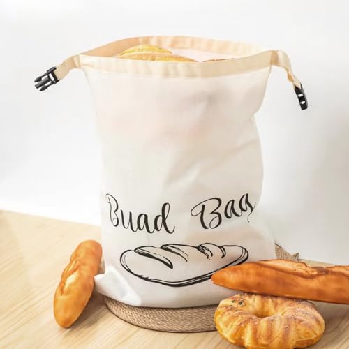 Reusable Linen Bread Bags for Sourdough & Fresh Baked Goods
