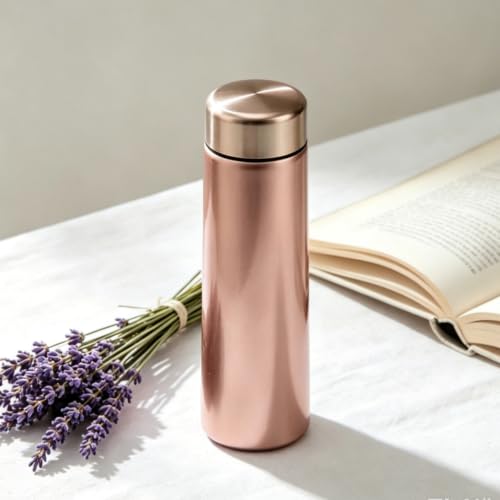8.5oz Slim Insulated Stainless Steel Bottle with Sleeve - Rose Mini Tumbler