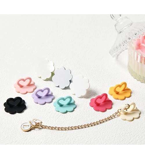 10PCS Multicolor Silicone Adhesive Hooks for Stanley Cup Organizer