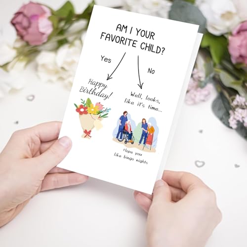 Funny Nursing Home Birthday Card for Mom & Grandma - 8x5.3in
